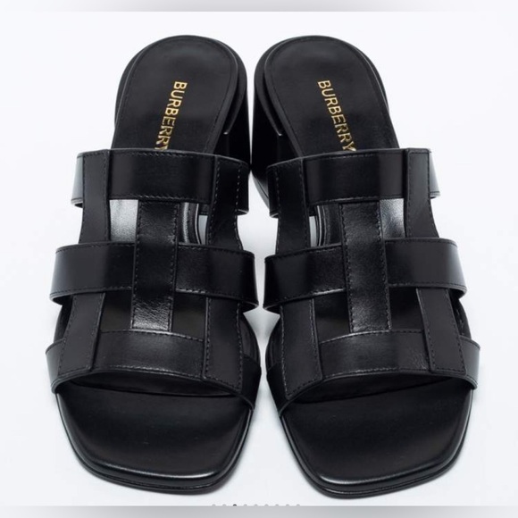 NWOB BURBERRY Lyna Leather Sandals, 100% Authentic! - Picture 4 of 15